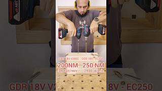 Souboj Bosch GDR 18V V200C vs GDS 18V  EC250 dilna carpentry drevo wood woodwork tools [upl. by Siduhey]