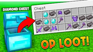 Minecraft But There are CUSTOM CHESTS [upl. by Gay]