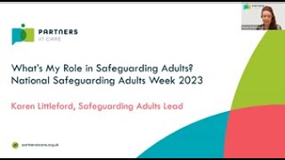 What’s My Role in Safeguarding Adults National Safeguarding Adults Week 2023 [upl. by Dennett530]