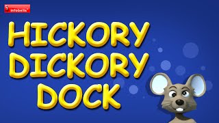 Hickory Dickory Dock Traditional Nursery Rhyme 3D Animated [upl. by Alokin]