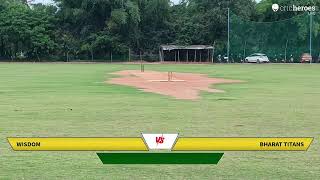 Live Cricket Match  Wisdom vs Bharat Titans  21Jul24 0730 AM 30 overs  BK PRO CHAMPIONS TROPH [upl. by Borszcz172]