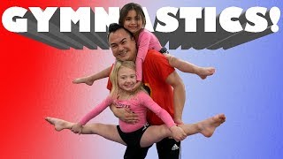 GYMNASTICS LESSONS WITH EVERLEIGH AND AVA [upl. by Shurlocke]