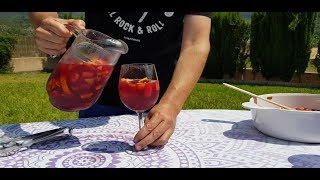 Receta Clasica de Sangria Española [upl. by Durning]