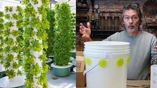 Cheap amp Easy Vertical Tower Garden with No Power Diy Hydroponics [upl. by Oringa]