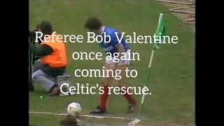 Davie Cooper goal from a corner kick disallowed by Referee Bob Valentine [upl. by Notlehs]