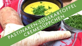 Thermomix  PastinakenSüßkartoffelCrèmeSuppe  Vegan [upl. by Maples]