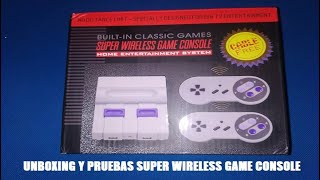 Unboxing y Pruebas Super Wireless Game Console [upl. by Archer]