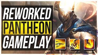 REWORKED PANTHEON IS 100 BUSTED  Pantheon Rework Gameplay  League of Legends [upl. by Fiel958]