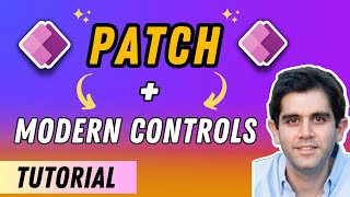 Power Apps PATCH function Tutorial with Modern Controls [upl. by Millburn]