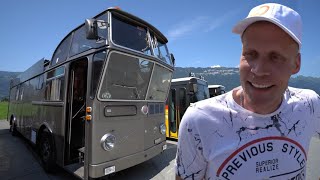 Größte Wohnmobile der Welt mit Hochsitz Lenker und Kaminstube Patrick 28 baut TraumCampervan 🔥 [upl. by Yecam830]