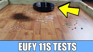 Eufy Boost IQ Robovac 11s REVIEW amp TESTS  Robot Vacuum [upl. by Cotsen902]