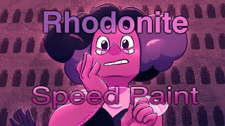 Rhodonite Steven Universe Speed Paint [upl. by Tacklind]