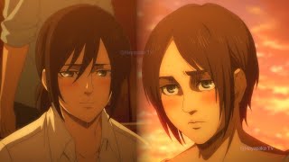 Eren and Mikasa Blushing  Eren Loves Mikasa and his Friends  Attack on Titan [upl. by Azriel846]