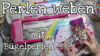 Perlen weben mit Webrahmen von Ravensburger Schmuck und Bügelperlen [upl. by Akemad]