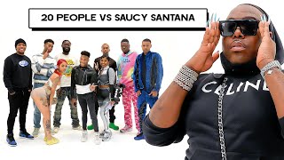 20 MEN VS 1 RAPPER SAUCY SANTANA with Shamar  Finding Bae Ep 1 [upl. by Leibman]