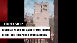 Edificio está a punto de derrumbarse en Naucalpan Edomex [upl. by Bartolome]