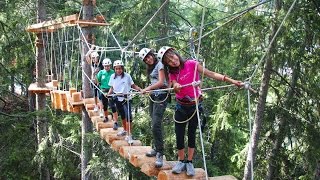 Emozion Col de Flam Zip Line a Urtijëi [upl. by Ashien]