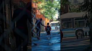 SpiderMan helps a bullied kid spiderman theamazingspiderman marvel shorts [upl. by Vizzone]