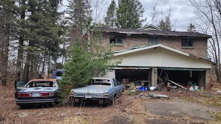 THEY EVEN LEFT THEIR CARS  Exploring an Abandoned House With Everything Left Behind [upl. by Hickey]