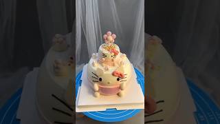 Cake Decorating 🎂 cake cakerecipe cakedesign Shorts youtubeshorts subscribevirallikeyoutube [upl. by Klusek584]