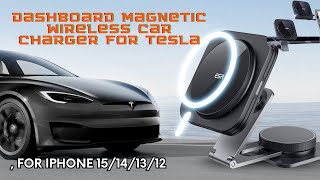 Unveiling Efficiency Fast Charging with ESR Dashboard Magnetic Charger for Tesla iPhone 15141312 [upl. by Hammad881]