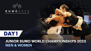 SUMO World Championships 2023 Day 1 [upl. by Lleunamme292]