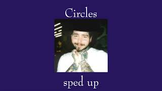 post malone  circles sped up [upl. by Ilam]