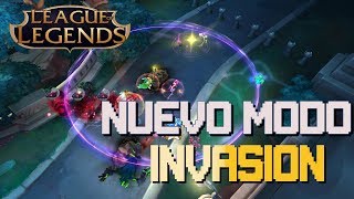 LEAGUE OF LEGENDS  MODO DE JUEGO INVASIÓN Guardianes estelares  Gameplay español [upl. by Neffirg]