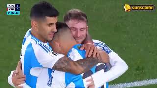 Argentina vs Chile  3  0 2024 highlights [upl. by Farl949]