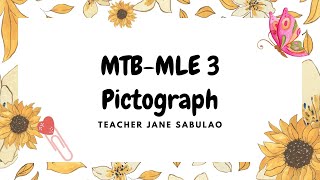 MTB MLE 3QUARTER 3PICTOGRAPHTEACHER JANE SABULAO [upl. by Silvano106]