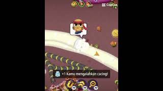 wormszone games zombie cacing gameplay funnysnake cacingpanjang [upl. by Inihor]