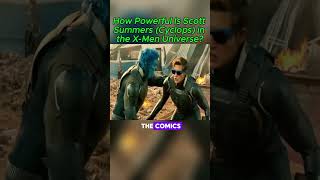 How powerful is Scott summers in the xmen universemarvel superheroes movie foryou [upl. by Yliak]