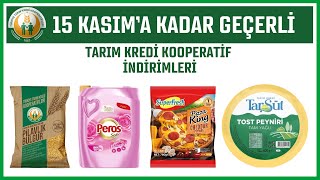 Tarım Kredi Kooperatifleri Market İndirimleri ✅ 15 KASIMA KADAR GEÇERLİ İNDİRİMLİ ÜRÜNLER [upl. by Moersch251]