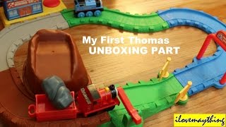 My First Thomas amp Friends  James Surprise Delivery Unboxing PART [upl. by Dnyletak]