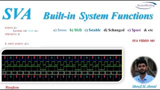 Builtin System Function in SVA System Verilog Assertions SVA VIDEO 03 [upl. by Etnaed172]