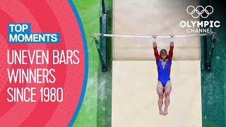 Last 10 Womens Uneven Bars Winners at the Olympics  Top Moments [upl. by Yrrah374]