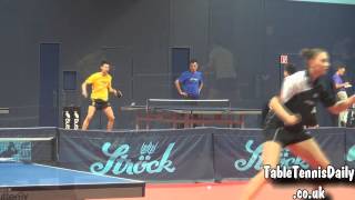 Ma Long and Zhou Yu training at WSA for WTTC 2013 [upl. by Mairam884]