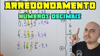 ARREDONDAMENTO DE NÚMEROS DECIMAIS [upl. by Sloatman941]