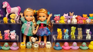 Birthday gifts shopping  Elsa amp Anna toddlers at the toy store  Barbie [upl. by Alaaj]