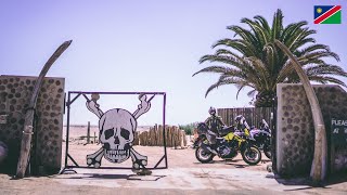 Riding along the dangerous Skeleton Coast  VStrom Adventures 121 [upl. by Tarrance]