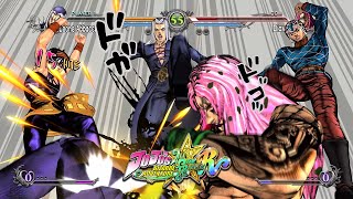 Leone Abbacchio vs Diavolo  JoJos Bizarre Adventure AllStar Battle R [upl. by Kreindler]