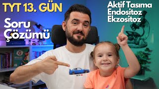 Aktif Taşıma Endositoz Ekzositoz Soru Çözümü  39 Günde TYT Biyoloji Kampı  13 GÜN  yks2025 [upl. by Elnore]