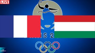 2024 PARIS OLYMPICS FRANCE vs HUNGARY MENS WATER POLO LIVE GAME CAST amp CHAT [upl. by Voletta]