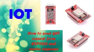 How to send GET request from ESP8266 and receive response from server  IOT [upl. by Cavanaugh]