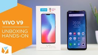 Vivo V9 Unboxing HandsOn [upl. by Dovev513]