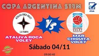 COPA ARGENTINA 2023 S18 MAR CHIQUITA VOLEY vs ATALIVA ROCA [upl. by Ameehsat10]