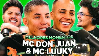 OS MENINO DO MOMENTO MC DON JUAN E MC LUUKY NO PODPAH  Melhores Momentos [upl. by Jillie]