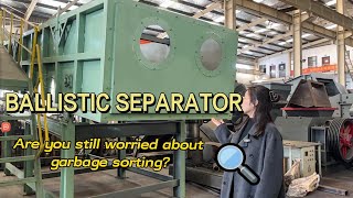 ballistic separator for waste sorting recycling [upl. by Brodeur]