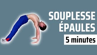 Améliorer sa souplesse dépaules en moins de 5 minutes [upl. by Ferriter177]