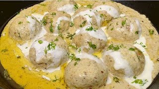 ना फटेंगे ना घंटों पकाना मिनटों में तैयार ये रेशमी कोफ्ता curry  Delicious Afghani Kofta Curry🍛 [upl. by Cirad]